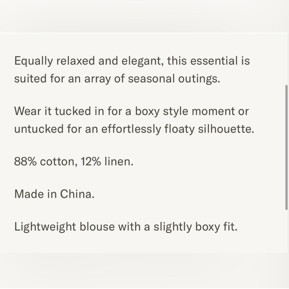 Jenni Kayne Willow Blouse - Cream - Picture 3 of 6